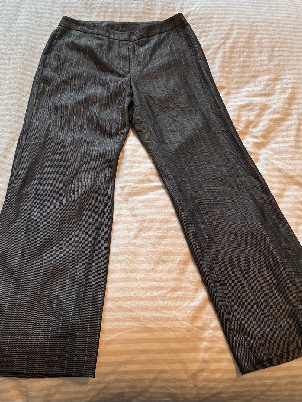 Women’s Gray Pinstripe Dress Pants